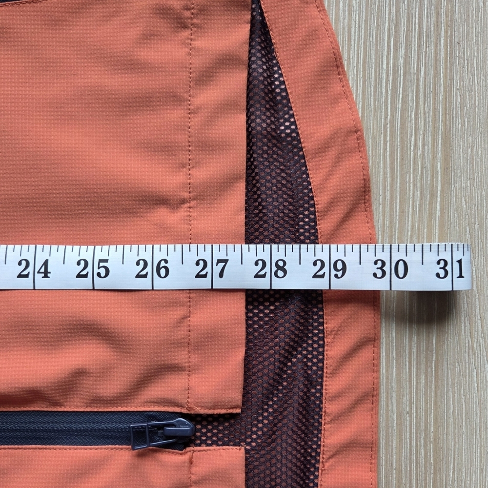 Pendleton Paradise Mini Ripstop Orange Anorak Jacket Packable Hood Womens Med. - Picture 5 of 14